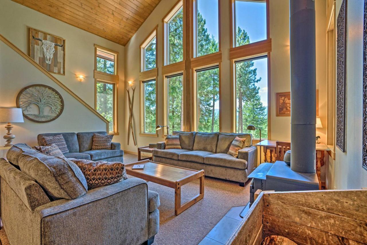 Private Leavenworth Cabin With Mtn Views And Fire Pit Ngoại thất bức ảnh